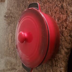 Brand New Red Paring Ceramic Round